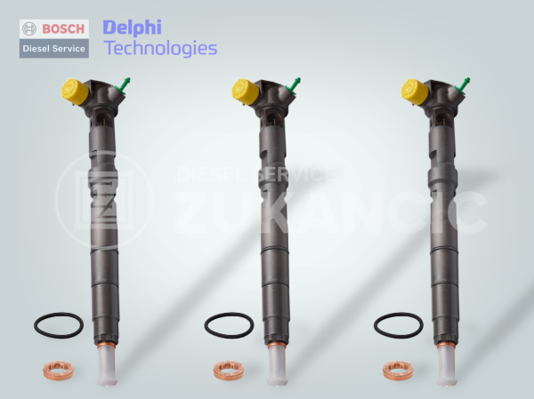 (3x) Delphi Injektor VW Polo Seat Ibiza Skoda Fabia 1,2 TDI 03P130277 28231462